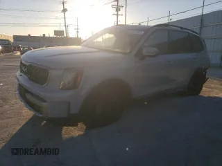 2023 Kia Telluride SX X-Line with VIN 5XYP5DGC9PG364624, listed as a Copart auction lot 80319664 with 12,574 mi miles and Salvage title. Bid and sale history available at DreamBid. Image 1.