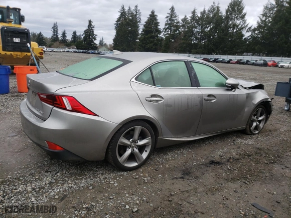 2014 Lexus IS 350 with VIN JTHCE1D24E5002777, listed as a Copart auction lot 47821435 with NaN miles and Salvage Title. Bid and sale history available at carsss.com. Image 3.