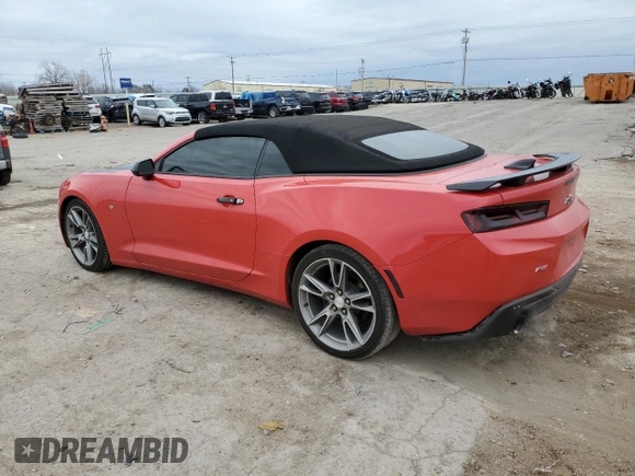2017 Chevrolet Camaro 1LT with VIN 1G1FB3DSXH0169464, listed as a Copart auction lot 88295695 with 77,002 mi miles and Salvage Title. Bid and sale history available at carsss.com. Image 2.
