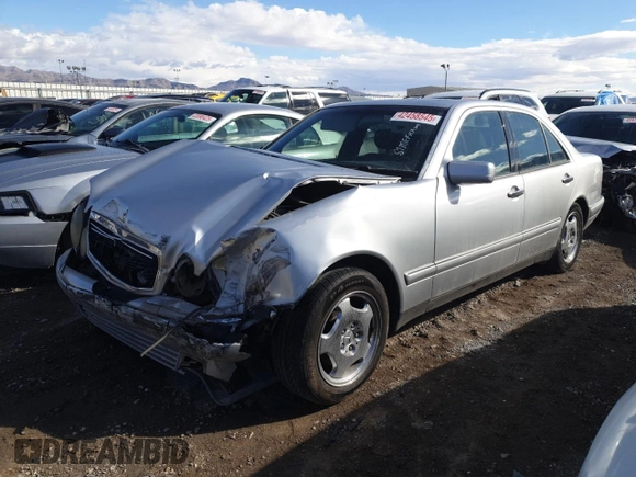 1998 Mercedes-Benz E with VIN WDBJF70F7WA605103, listed as a Copart auction lot 42458545 with 189,082 mi miles and Salvage Title. Bid and sale history available at DreamBid. Image 1.