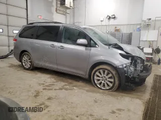 2014 Toyota Sienna Ltd with VIN 5TDDK3DC5ES082586, listed as a Copart auction lot 43142395 with 254,864 mi miles and Salvage Title. Bid and sale history available at carsss.com. Image 4.