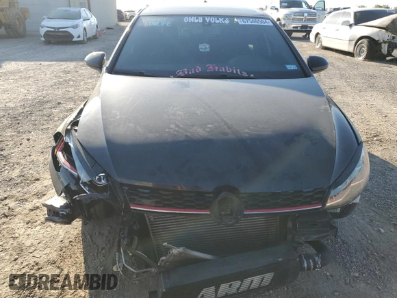 2018 Volkswagen Golf GTI S with VIN 3VW447AUXJM281364, listed as a Copart auction lot 67540504 with 91,966 mi miles and Salvage Title. Bid and sale history available at carsss.com. Image 5.