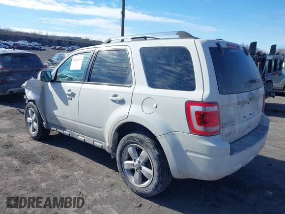 2012 Ford Escape Limited with VIN 1FMCU9E79CKC34718, listed as a IAAI auction lot 41461573 with 100,310 mi miles. Bid and sale history available at carsss.com. Image 3.