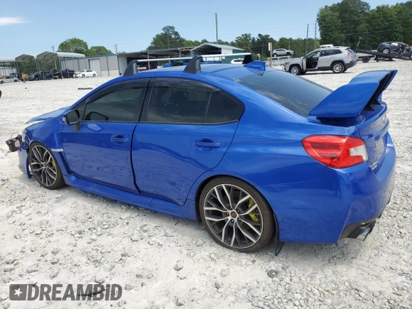 2020 Subaru WRX STI Limited with VIN JF1VA2Y63L9822353, listed as a Copart auction lot 58275065 with 48,484 mi miles and Clean title. Bid and sale history available at DreamBid. Image 2.