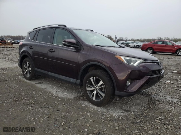 2017 Toyota RAV4 XLE with VIN 2T3RFREV2HW662443, listed as a Copart auction lot 50436345 with 106,691 mi miles and Salvage Title. Bid and sale history available at carsss.com. Image 4.