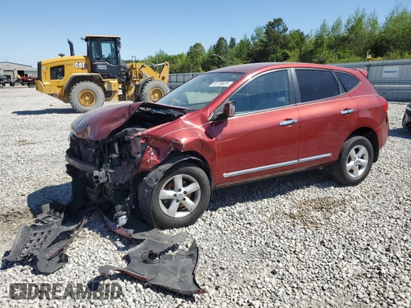 2013 Nissan Rogue S with VIN JN8AS5MT0DW038674, listed as a Copart auction lot 52739025 with 127,782 mi miles and Salvage Title. Bid and sale history available at carsss.com. Image 1.