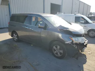2015 Nissan Quest S with VIN JN8AE2KP7F9133942, listed as a Copart auction lot 69644094 with 0 mi miles and Non Repairable. Bid and sale history available at carsss.com. Image 4.