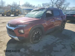 2022 Chevrolet TrailBlazer LT with VIN KL79MPS22NB143351, listed as a Copart auction lot 43470605 with 45,986 mi miles and Salvage Title. Bid and sale history available at carsss.com. Image 1.