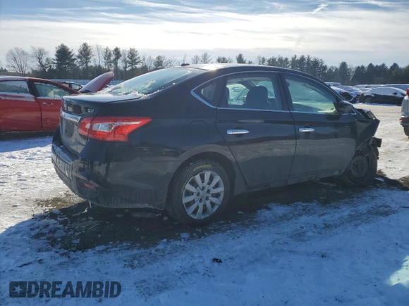 2016 Nissan Sentra SV with VIN 3N1AB7APXGY321792, listed as a Copart auction lot 41927005 with 87,490 mi miles and Salvage Title. Bid and sale history available at DreamBid. Image 3.