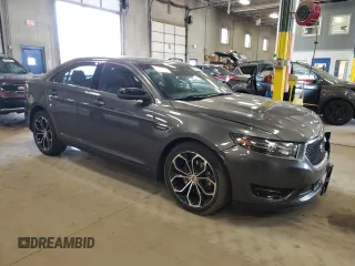 2016 Ford Taurus SHO with VIN 1FAHP2KT8GG121982, listed as a Copart auction lot 54378405 with 52,508 mi miles and Salvage title. Bid and sale history available at DreamBid. Image 4.
