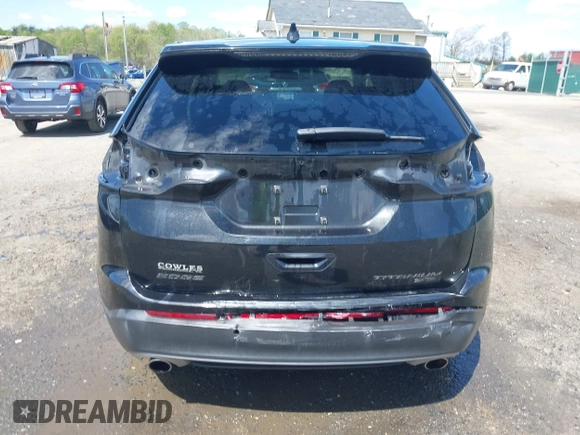 2015 Ford Edge Titanium with VIN 2FMTK4K92FBB42637, listed as a IAAI auction lot 41968659 with 99,667 mi miles. Bid and sale history available at carsss.com. Image 6.