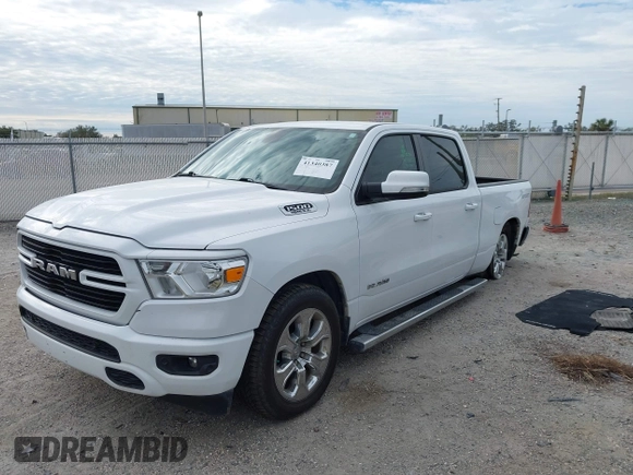 2020 Ram 1500 Big Horn with VIN 1C6RREMT2LN272790, listed as a IAAI auction lot 41340387 with 82,424 mi miles. Bid and sale history available at carsss.com. Image 18.