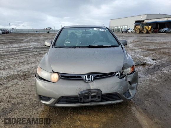 2008 Honda Civic Cpe LX with VIN 2HGFG12608H580565, listed as a Copart auction lot 51123905 with 163,608 mi miles and Salvage Title. Bid and sale history available at carsss.com. Image 5.