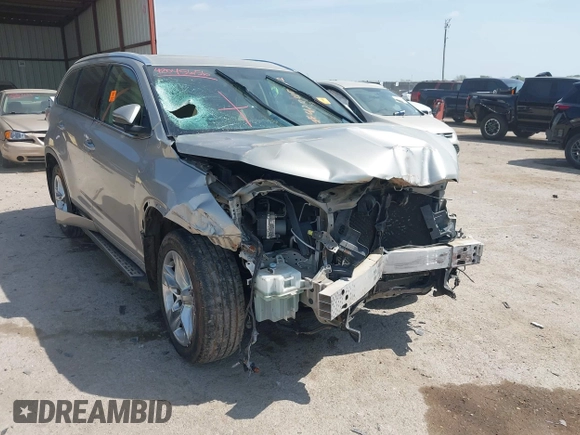 2015 Toyota Highlander Limited with VIN 5TDYKRFH3FS083587, listed as a IAAI auction lot 42045652 with Not provided miles and . Bid and sale history available at DreamBid. Image 6.