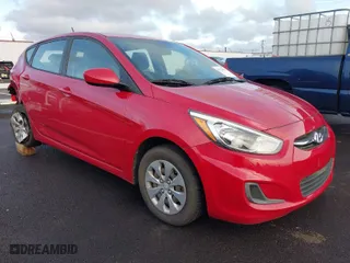 2017 Hyundai Accent SE with VIN KMHCT5AEXHU351459, listed as a IAAI auction lot 41214689 with 131,355 mi miles. Bid and sale history available at carsss.com. Image 1.