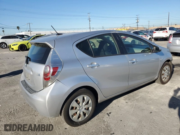 2012 Toyota Prius One with VIN JTDKDTB30C1023850, listed as a Copart auction lot 46884765 with 201,849 mi miles and Salvage Title. Bid and sale history available at carsss.com. Image 3.