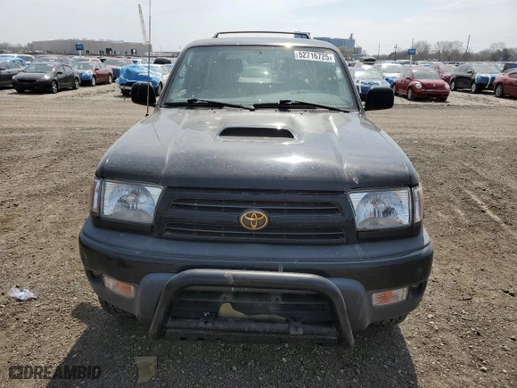 1999 Toyota 4Runner SR5 with VIN JT3HN86R9X0229736, listed as a Copart auction lot 52716725 with 161,121 mi miles and Clean Title. Bid and sale history available at carsss.com. Image 5.