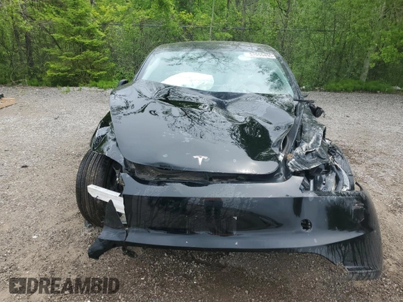 2025 Tesla Model 3 Long Range with VIN 5YJ3E1EB6SF923974, listed as a Copart auction lot 57059495 with 9,108 mi miles and Salvage title. Bid and sale history available at DreamBid. Image 5.