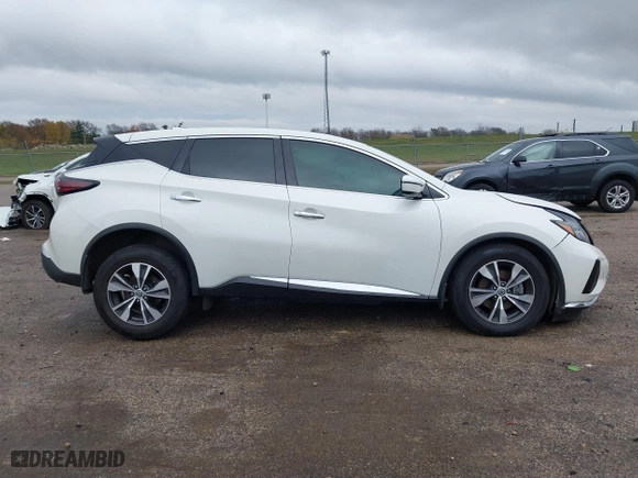 2020 Nissan Murano S with VIN 5N1AZ2AJ4LN154887, listed as a IAAI auction lot 40885300 with 125,735 mi miles. Bid and sale history available at carsss.com. Image 14.