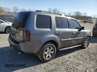 2010 Honda Pilot Touring with VIN 5FNYF4H93AB038871, listed as a Copart auction lot 53240375 with 211,397 mi miles and Salvage Title. Bid and sale history available at carsss.com. Image 3.