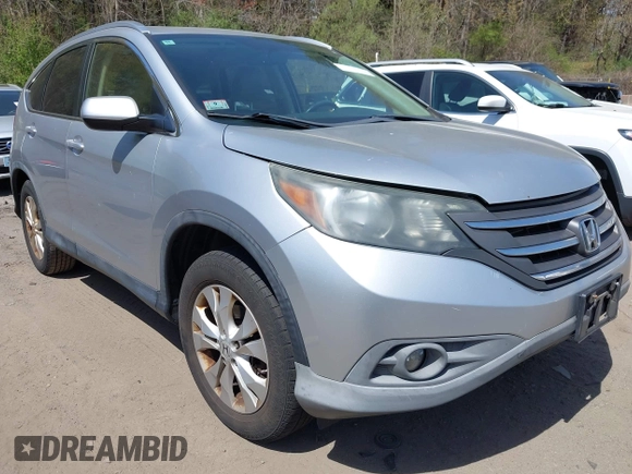 2012 Honda CR-V EX-L with VIN JHLRM4H75CC008752, listed as a IAAI auction lot 42150995 with 159,313 mi miles. Bid and sale history available at carsss.com. Image 1.