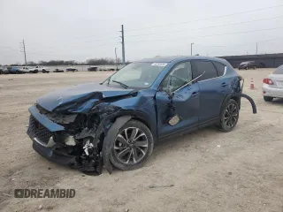 2022 Mazda CX-5 2.5 S Premium Package with VIN JM3KFBDM1N0524272, listed as a Copart auction lot 46269455 with 66,161 mi miles and Salvage Title. Bid and sale history available at carsss.com. Image 1.
