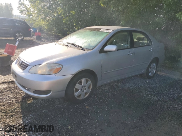 2005 Toyota Corolla CE with VIN 1NXBR32E25Z430410, listed as a Copart auction lot 55486515 with 212,319 mi miles and Clean Title. Bid and sale history available at DreamBid. Image 1.