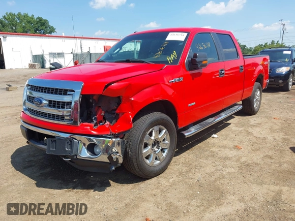 2013 Ford F-150 XL with VIN 1FTFW1ET9DFB51262, listed as a IAAI auction lot 42636718 with 335,491 mi miles and . Bid and sale history available at DreamBid. Image 17.