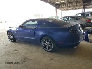 2014 Ford Mustang GT with VIN 1ZVBP8CF2E5327767, listed as a Copart auction lot 56540555 with 104,487 mi miles and Salvage title. Bid and sale history available at DreamBid. Image 2.