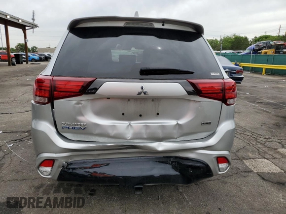 2022 Mitsubishi Outlander SEL with VIN JA4J2VA77NZ022209, listed as a Copart auction lot 59361905 with 35,770 mi miles and Salvage title. Bid and sale history available at DreamBid. Image 6.