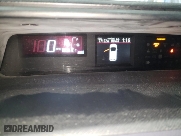 2016 Toyota Prius One with VIN JTDKDTB31G1125146, listed as a Copart auction lot 51676605 with 77,122 mi miles and Clean Title. Bid and sale history available at DreamBid. Image 9.