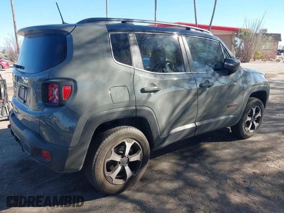 2021 Jeep Renegade Trailhawk z VIN ZACNJDC19MPN25411, wystawiony jako IAAI lot #41398000 z przebiegiem 45 678 mil mil oraz . Historia ofert i sprzedaży dostępna na DreamBid. Obrazek 4.