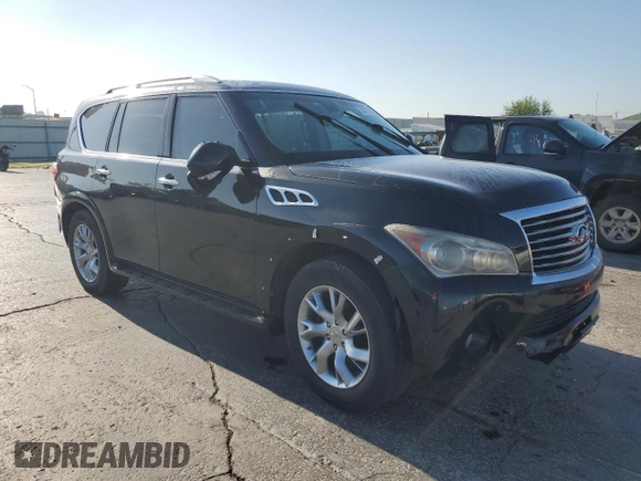 2013 Infiniti QX56 z VIN JN8AZ2NF5D9530196, wystawiony jako Copart lot #53971205 z przebiegiem 188 608 mil mil oraz Czysty tytuł • Clean title. Historia ofert i sprzedaży dostępna na DreamBid. Obrazek 4.