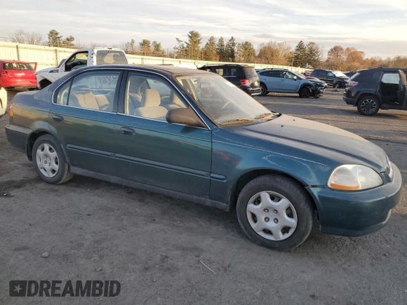 1998 Honda Civic EX with VIN 2HGEJ8642WH603856, listed as a Copart auction lot 79716844 with 175,660 mi miles and Clean Title. Bid and sale history available at carsss.com. Image 4.