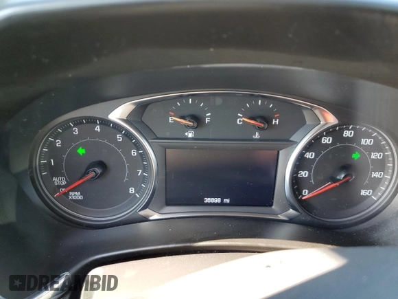 2023 Chevrolet Equinox LT with VIN 3GNAXKEG0PS156762, listed as a Copart auction lot 55434295 with 36,898 mi miles and Salvage title. Bid and sale history available at DreamBid. Image 9.