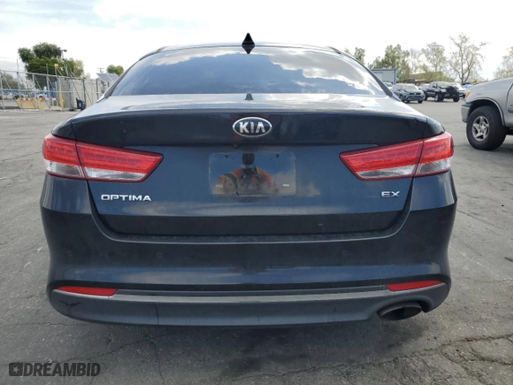 2018 Kia Optima EX with VIN 5XXGU4L33JG245620, listed as a Copart auction lot 51017885 with 120,676 mi miles and Clean Title. Bid and sale history available at carsss.com. Image 6.