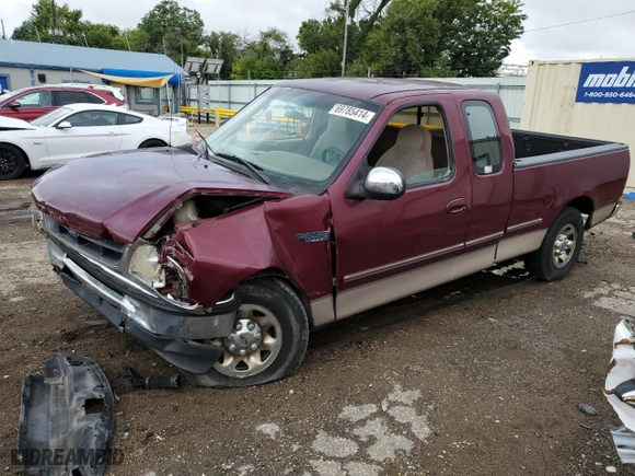1997 Ford F-250 Standard with VIN 1FTFX27L1VKB67836, listed as a Copart auction lot 69785414 with 177,915 mi miles and Salvage Title. Bid and sale history available at carsss.com. Image 1.