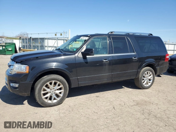 2015 Ford Expedition EL Limited with VIN 1FMJK2AT5FEF27137, listed as a Copart auction lot 52680145 with 113,414 mi miles and Salvage Title. Bid and sale history available at carsss.com. Image 1.