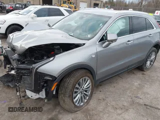 2025 Cadillac XT4 AWD Premium Luxury with VIN 1GYFZDR41SF131347, listed as a IAAI auction lot 42082199 with 9,416 mi miles and . Bid and sale history available at carsss.com. Image 21.