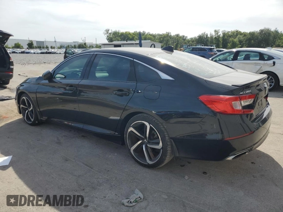 2019 Honda Accord Sport with VIN 1HGCV1F35KA010091, listed as a Copart auction lot 54099245 with 102,958 mi miles and Salvage Title. Bid and sale history available at DreamBid. Image 2.
