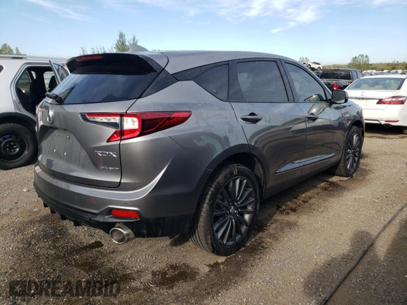 2024 Acura RDX w/A-Spec Advance Package with VIN 5J8TC2H82RL801004, listed as a Copart auction lot 73402314 with 18,216 mi miles and Salvage Title. Bid and sale history available at carsss.com. Image 3.