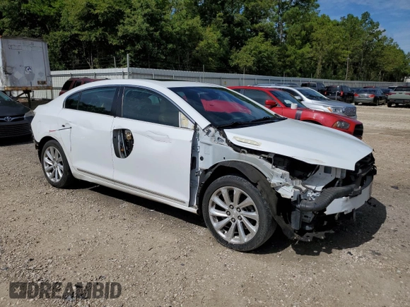 2016 Buick LaCrosse Leather with VIN 1G4GB5G3XGF126780, listed as a Copart auction lot 63676714 with Not Provided miles and Salvage Title. Bid and sale history available at DreamBid. Image 4.