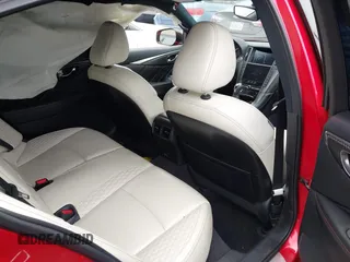 2021 Infiniti Q50 Red Sport 400 with VIN JN1FV7DP7MM850432, listed as a IAAI auction lot 42057935 with 15,936 mi miles and . Bid and sale history available at DreamBid. Image 8.