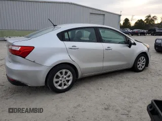 2016 Kia Rio LX with VIN KNADM4A34G6544141, listed as a Copart auction lot 49253735 with 109,885 mi miles and Salvage Title. Bid and sale history available at carsss.com. Image 3.