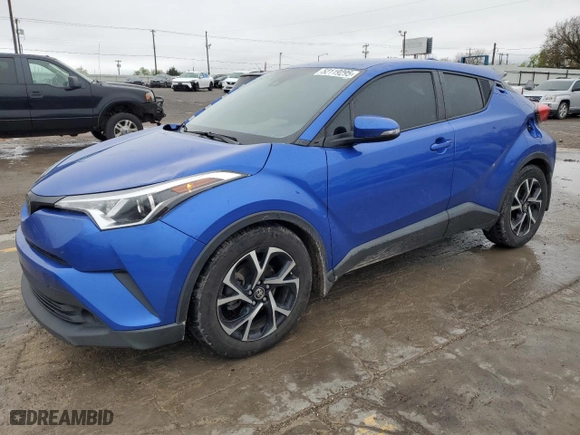 2018 Toyota C-HR XLE with VIN NMTKHMBX0JR040935, listed as a Copart auction lot 52119295 with NaN miles and Clean Title. Bid and sale history available at carsss.com. Image 1.