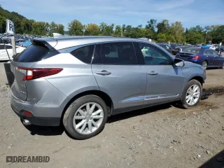 2020 Acura RDX with VIN 5J8TC2H38LL015946, listed as a Copart auction lot 68479834 with 0 mi miles and Salvage Title. Bid and sale history available at carsss.com. Image 3.