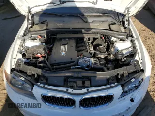 2010 BMW 1 Series 135i with VIN WBAUN9C57AVK41344, listed as a Copart auction lot 72216844 with 122,145 mi miles and Salvage Title. Bid and sale history available at carsss.com. Image 12.