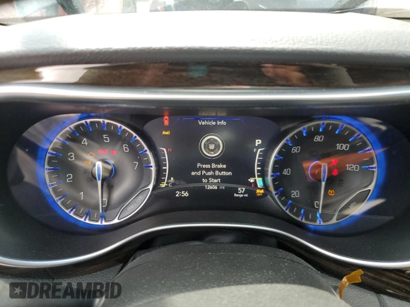 2023 Chrysler Pacifica Limited with VIN 2C4RC3GGXPR503876, listed as a Copart auction lot 45938445 with 12,606 mi miles and Salvage title. Bid and sale history available at DreamBid. Image 9.