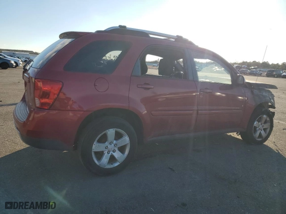 2006 Pontiac Torrent with VIN 2CKDL73F266120568, listed as a Copart auction lot 82991344 with 0 mi miles and Salvage Title. Bid and sale history available at carsss.com. Image 3.