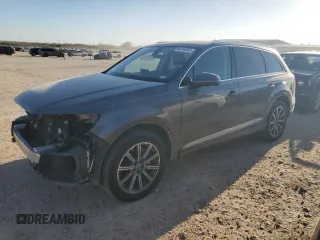 2019 Audi Q7 Premium Plus with VIN WA1LAAF70KD037611, listed as a Copart auction lot 48734365 with 54,074 mi miles and Salvage Title. Bid and sale history available at carsss.com. Image 1.